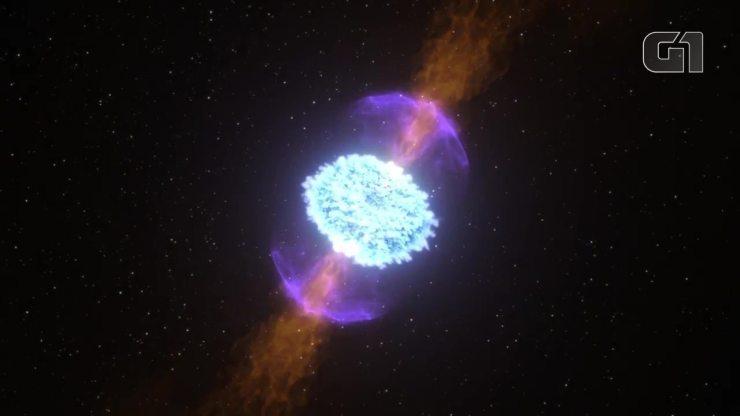 Cientistas ‘assistem’ pela primeira vez à colisão de um par de estrelas de nêutrons
