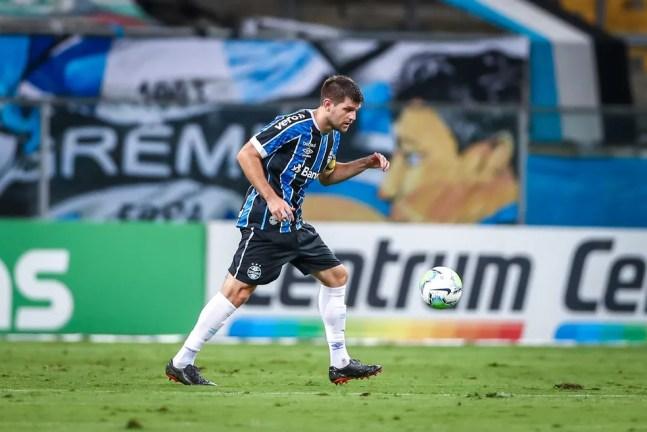Kannemann é o pilar da defesa do Grêmio na decisão — Foto: Lucas Uebel/Divulgação Grêmio