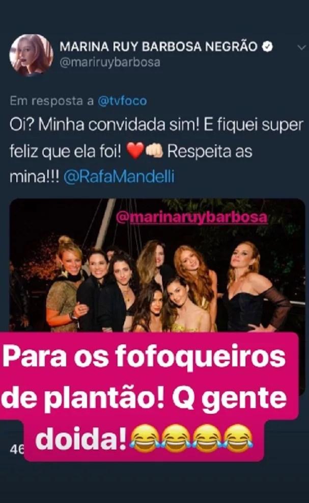 Marina Ruy Barbosa respondeu boatos (Foto: Instagram/Reprodução)