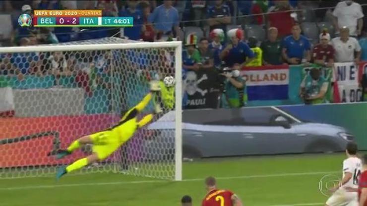 Os gols de Bélgica 1 x 2 Itália, pelas quartas de final da Eurocopa