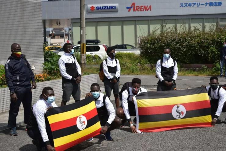 Parte da delegação de Uganda chega a Tóquio e um membro é barrado por testar positivo para Covid — Foto: Getty Images