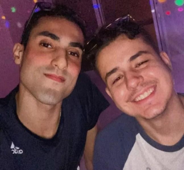 Douglas Souza e o namorado, Gabriel — Foto: Reprodução/Instagram