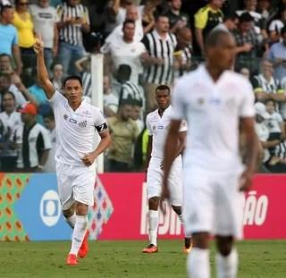 Santos x Atlético-MG Ricardo Oliveira (Foto: Guilherme Dionízio/Photopress/Estadão Conteúdo)