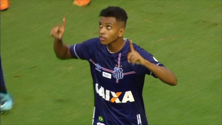 Os gols de Santos 5 x 2 Vitória pela 9ª rodada do Brasileirão