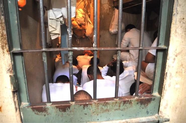 Detentos na Papuda em 2013 (Foto: Ministério Público/Divulgação)