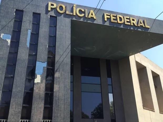 Fachada de prédio na Superintendência da Polícia Federal em Brasília (Foto: Gabriel Luiz/G1)