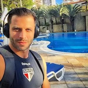 Henri Castelli, com camisa do São Paulo (Foto: reprodução / Instagram)