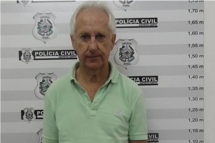 Marcos Andrade confessou o crime ao ser apresentado à polícia — Foto: Divulgação/ Polícia Civil