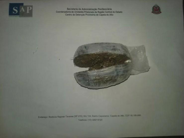 Três visitantes foram flagradas com drogas no CDP de Capela do Alto (Foto: SAP/Divulgação)