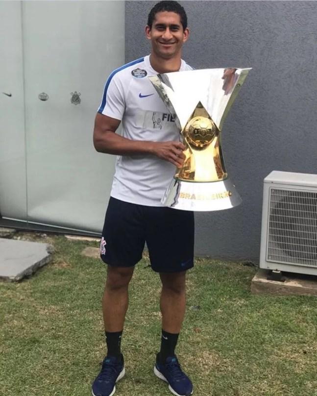 Pablo foi campeão paulista e brasileiro pelo Corinthians — Foto: Reprodução