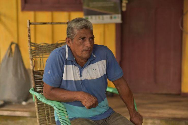 Waldemir da Silva, 62 anos, é o agente indígena de saúde na comunidade Três Unidos, do povo Kambeba.