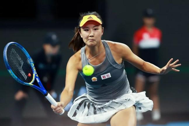 Shuai Peng tênis — Foto: Lintao Zhang/Getty Images