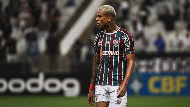 Caio Paulista em Corinthians x Fluminense — Foto: LUCAS MERÇON / FLUMINENSE F.C.