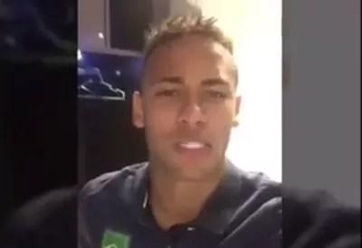 Frame video Neymar Gustavo Feijo (Foto: Reprodução)