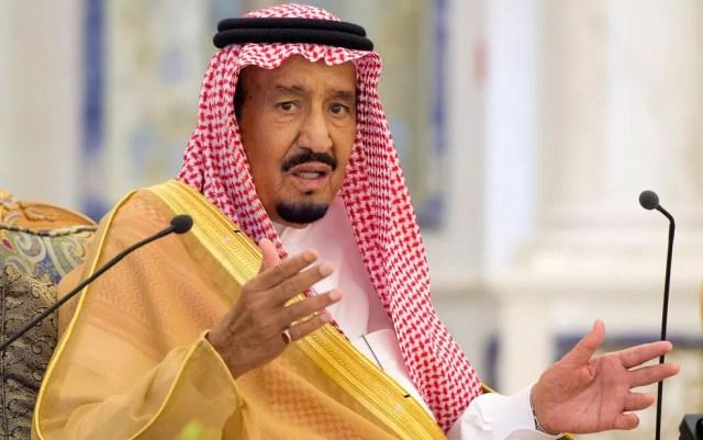 O rei da Arábia Saudita, Salman bin Abdulaziz Al Saud, em foto de 2017 — Foto: Bandar Al-Jaloud / Saudi Royal Palace / AFP