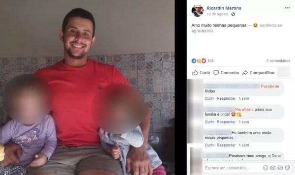 Peão Ricardo Martins morreu depois de ter carro atingido por motorista bêbado em São João de Iracema (Foto: Reprodução/Facebook)
