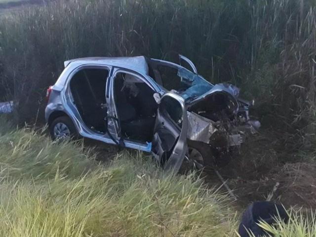 Causas do acidente são investigadas pela polícia; os dois condutores morreram  (Foto: João Trentini / Arquivo pessoal )