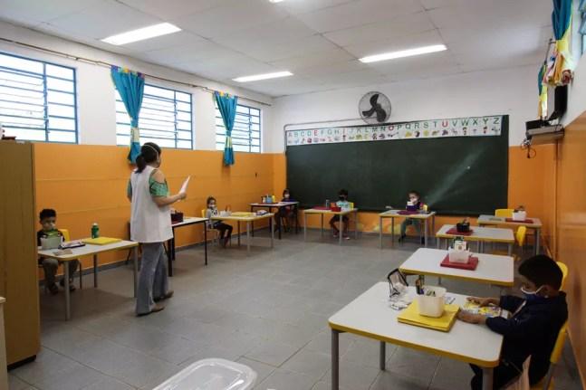 Escola Municipal de Educação Infantil (EMEI) São Paulo, na Vila Clementino, na zona sul da cidade — Foto: DEIVIDI CORREA/ESTADÃO CONTEÚDO
