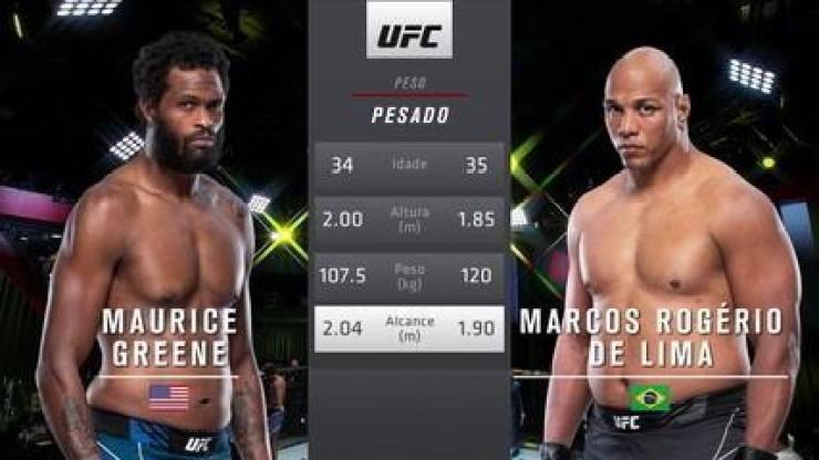 UFC Rodriguez x Waterson - Maurice Greene x Marcos Pezão
