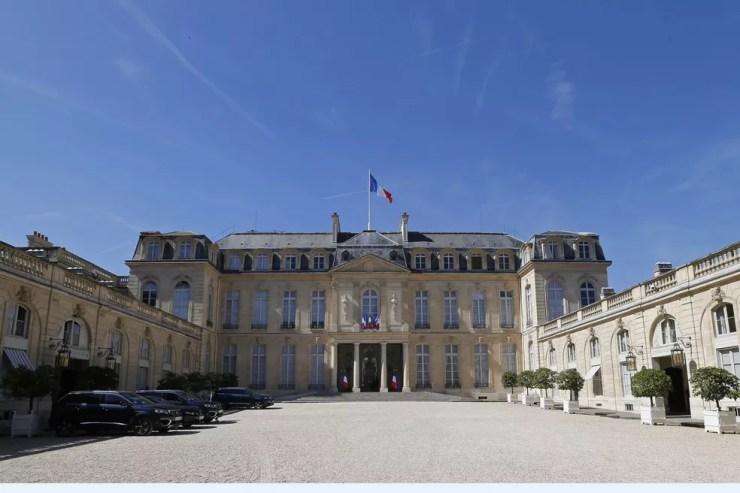 Palácio do Eliseu, em Paris, na França — Foto: Regis Duvignau/Pool Photo via AP