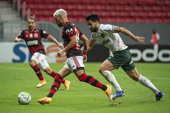 Arrascaeta, Flamengo x Palmeiras — Foto: Alexandre Vidal / Flamengo