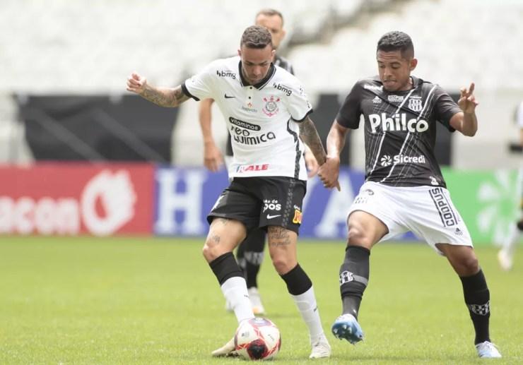 Luan nem sequer saiu do banco nos últimos três jogos — Foto: Agência Corinthians