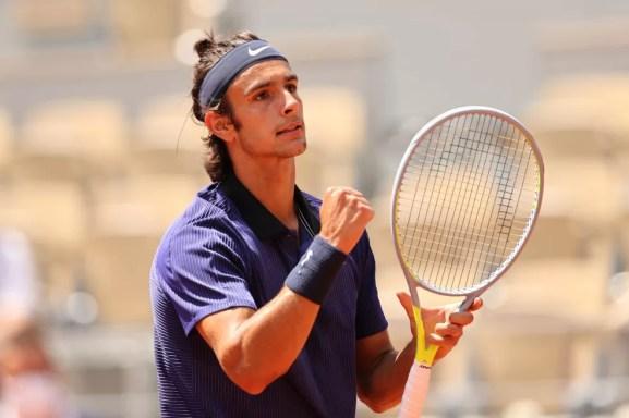 Lorenzo Musetti, do tênis — Foto:  Clive Brunskill /Getty Images