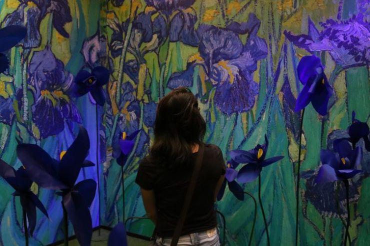  Exposição Paisagem de Van Gogh, mostra imersiva no universo, obra e vida do pintor holandês, no Shopping Pátio Higienópolis.