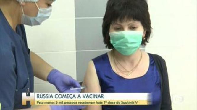 Rússia é o primeiro país do mundo a começar a vacinação em massa contra a Covid -19