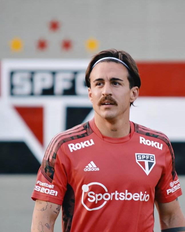 Gabriel Neves foi contrato em agosto e ainda não teve muitas oportunidades — Foto: Erico Leonan/saopaulofc.net