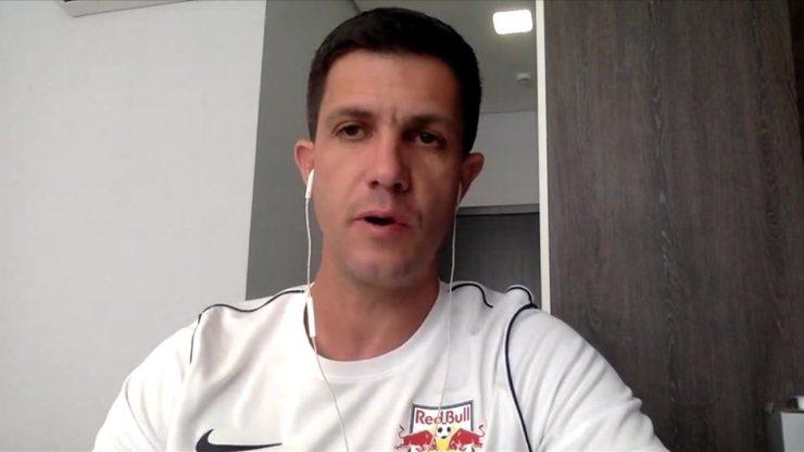 Maurício Barbieri, técnico do Bragantino, fala sobre a vitória em cima do São Paulo