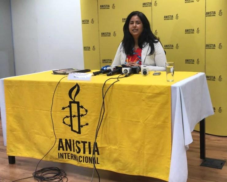 Renata Neder, coordenadora de pesquisa da Anistia Internacional — Foto: Henrique Coelho / G1