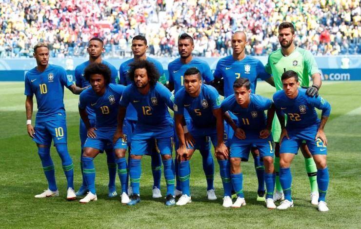 Brasil não terá mudanças para a partida contra a Sérvia (Foto: REUTERS/Max Rossi)