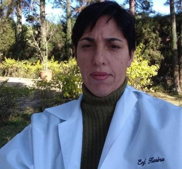 Karina Frazon trabalhava há três semanas em uma clínica em Itapecerica da Serra (Foto: Arquivo pessoal)