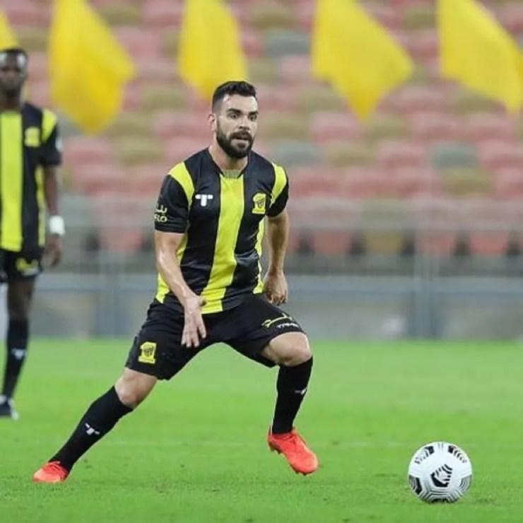 Bruno Henrique tem 8 jogos, 1 gol e 1 assistência pelo Al-Ittihad — Foto: Reprodução/Instagram