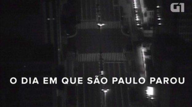 Vídeo do G1 de 2016 mostra o dia em que São Paulo parou em 2006