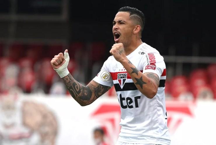 Luciano já marcou 12 gols pelo São Paulo no Brasileiro — Foto: Rubens Chiri/saopaulofc.net