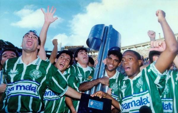 Palmeiras campeão brasileiro em 1994 — Foto: Edu Garcia / Estadão Conteúdo