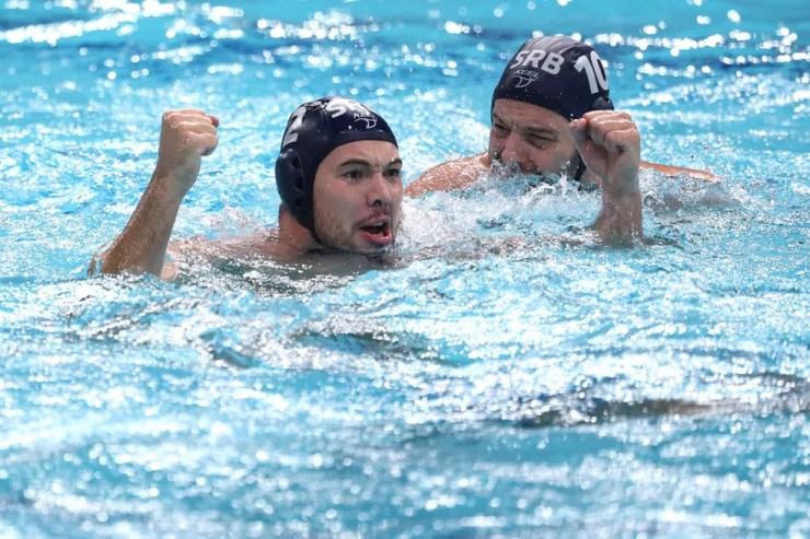 Sérvia vence a Grécia na final do polo aquático das Olimpíadas — Foto: Maddie Meyer/Getty Images