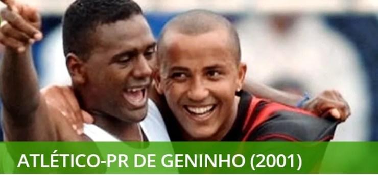 Melhores times do século - Atlético-PR campeão brasileiro — Foto: Info esporte