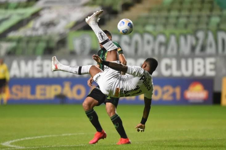 Marinho Santos x América-MG — Foto: Ivan Storti/Santos FC