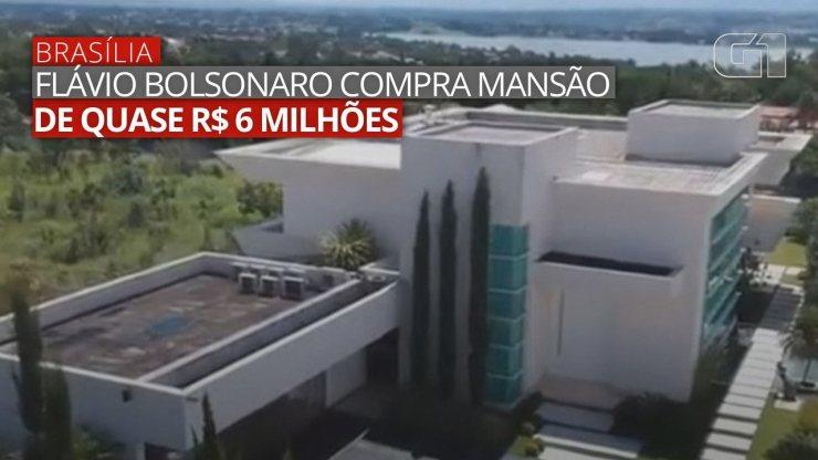 VÍDEO: Anúncio traz imagens da mansão comprada por Flávio Bolsonaro