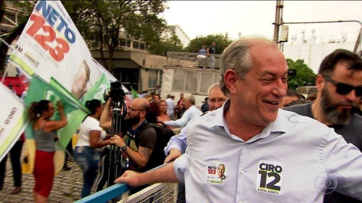 Candidato do PDT, Ciro Gomes, faz campanha em São Paulo e Minas
