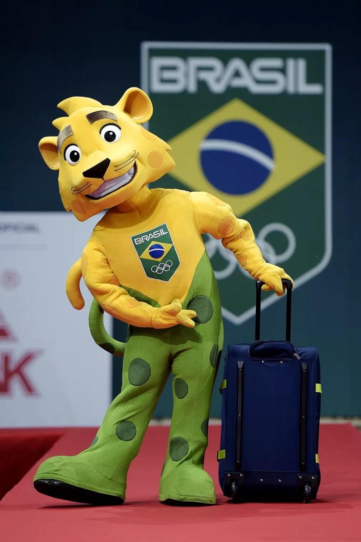 Ginga apresentação uniformes Time Brasil — Foto: Alexandre Loureiro/COB