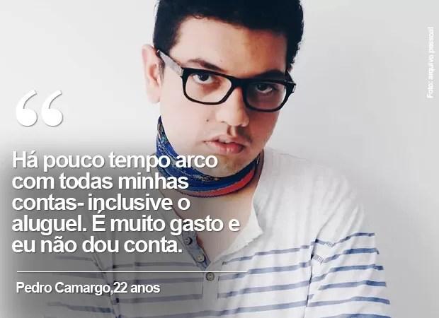 Pedro Camargo, 21 anos  (Foto: arquivo pessoal)