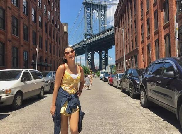 Laura Bonemer em NY (Foto: Reprodução/Instagram)