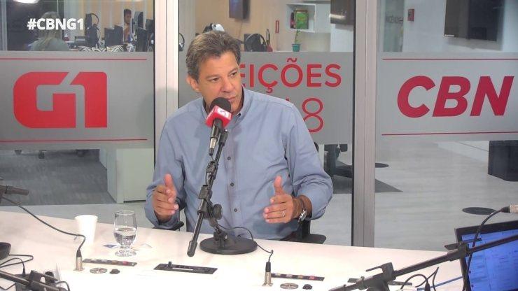 Haddad fala sobre presença de Lula em sua campanha