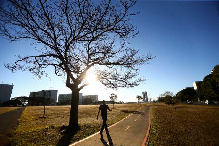 Tempo seco em Brasília.