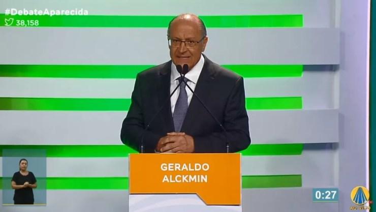 Geraldo Alckmin, candidato do PSDB à Presidência — Foto: Reprodução