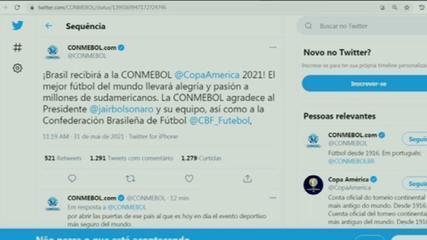 Conmebol confirma Copa América no Brasil para junho